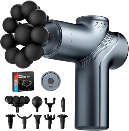 LEERCON Massage Gun Deep Tissue Mini Muscle Back Massager for Pain Relief by leercon