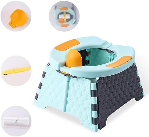 Travel Potty for Toddlers, Portable Foldable Potty (Blue) by Yszawmx