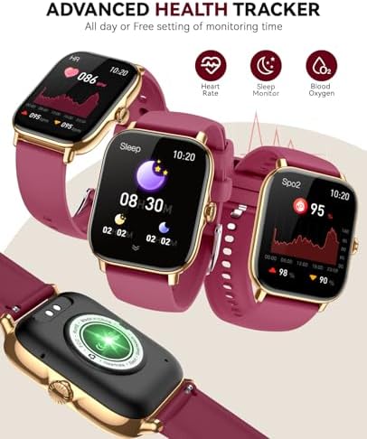 Smart Watch for Women Men- Answer/Make Call, 2025 IP68 Waterproof Fitness Step Sleep Tracker Watch with Monitor Activity Counter Smartwatch for Andriod iPhone iOS Samsung Compatible - Image 4
