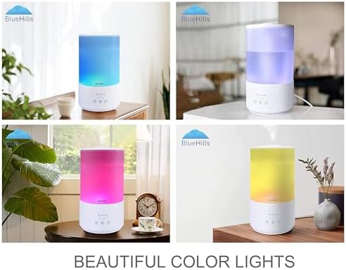BlueHills 4000 ML Premium 4L Essential Oil Diffuser Humidifier Large White - Image 3