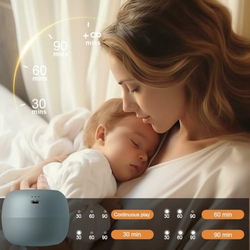 Portable Baby Sound Machine & Essentials for Babies & Kids - Slate - Image 5