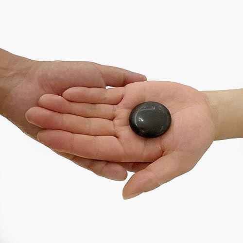 Master Massage 10-Piece Black Basalt Hot Stone Set – Contour & Malteser Shape Lava Stones for Relaxing Massage Therapy – Includes Unique Dish for Convenient Storage - Image 4