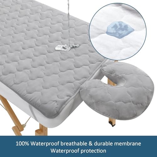2-Piece Waterproof Massage Table Sheet Set - Image 3