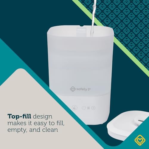 Safety 1st Comforting Cool-Mist Top-Fill Humidifier, White - Image 2