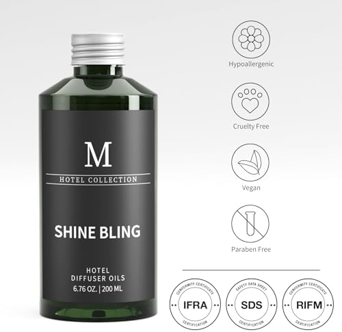 Hotel Collection Diffuser Oil- 6.76 Fl Oz/200ML-Shine Bling,Luxury Essential Oils for Diffuser Refill & Machines,Bigger Bottle, Bolder Aroma, Longer Lasting - Image 2