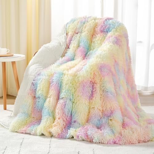Uttermara Shaggy Weighted Blanket for Adults Twin Size, 15lbs 48"x72" by Uttermara