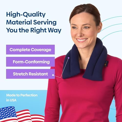 SunnyBay Lavender Heating Pad, Neck and Shoulder Wrap, 26x5 inch - Image 5