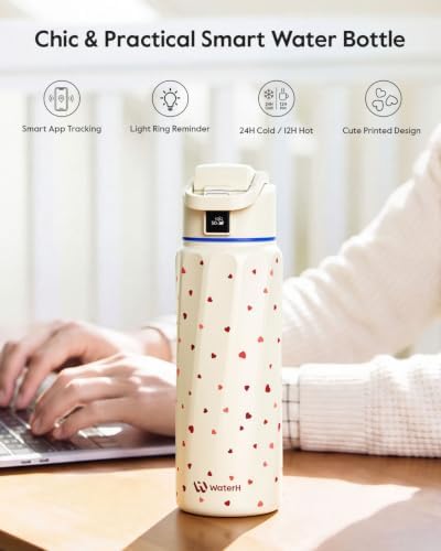 WaterH BOOST Smart Water Bottle Tracker with Reminder to Drink Water, 32oz - Image 6