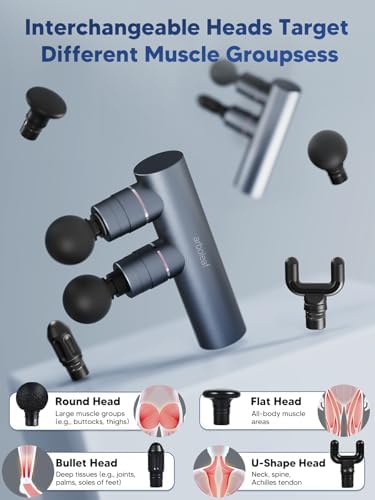 arboleaf Mini Massage Gun Deep Tissue, Portable Percussion Muscle Massager - Image 4
