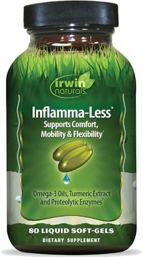 Irwin Naturals Inflamma-Less | Joint Supplements for Men & Women | 80 Count by IRWINNATURALS