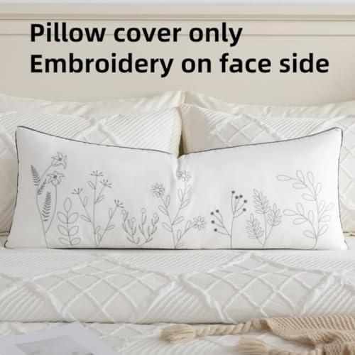 Sanmetex Spring Floral Throw Pillow Cover 14x36 Inch - Image 3