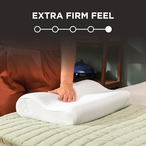 Tempur-Pedic TEMPUR-Ergo Neck Pillow, Medium Profile, White - Image 6