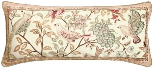 patdrea Designer Vintage Velvet Throw Pillow Cover,12"x28"-Kulom A by patdrea