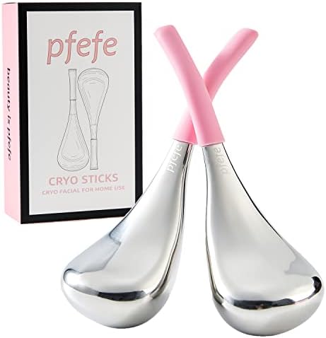 Ice Globes for Face Eyes, Cryo Sticks Facial Skin Care Tools for Puffy Eyes by PfefeRoutine