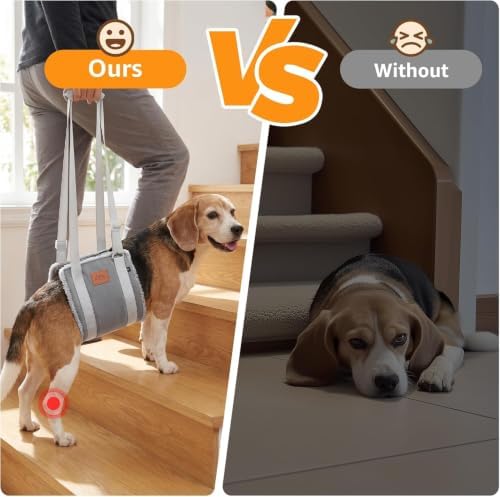 Adjustable Dog Sling for Medium Dogs Soft Post-ACL Surgery Mobility Aid - Image 2