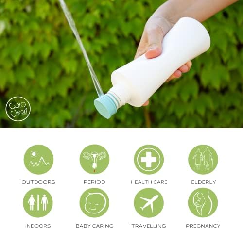 CuloClean Portable Bidet for Toilet or Travel. Peri Bottle for Men and Women. Handheld Spray. Bath Essentials (Aquamarine) - Image 2