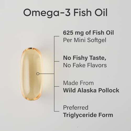 Sports Research® Omega-3 Fish Oil Minis from Wild Alaska Pollock, 120 Count - Image 2