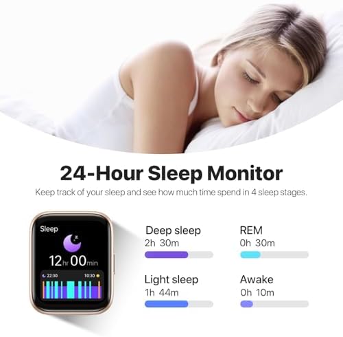 JeeJTek Smart Watches for Men Women - 1.83" HD 2025 Fitness Tracker with 100 Sports Modes, Heart Rate/Sleep Monitor, Bluetooth Call & Music Control IP68 Waterproof for iPhone/Android - Image 5