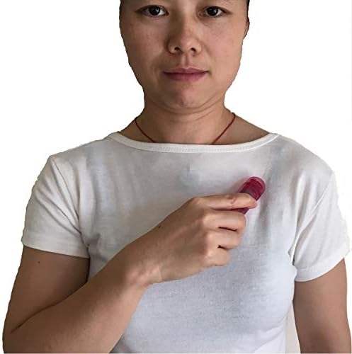 Small Mini Vibrating Massager Handheld Portable Tool for Women with 4 Heads Pocket Pen for Face Neck Head Back and Shoulder 3Pack Pink - Image 6