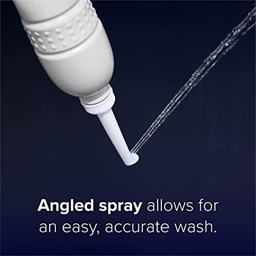 Brondell GoSpa Travel Bidet GS-70 – Portable Peri Bottle for Postpartum & Perineal Care, 400ml Handheld Bidet with Angled Nozzle, Collapsible Design, Nozzle Storage & Travel Bag, Fog - Image 4