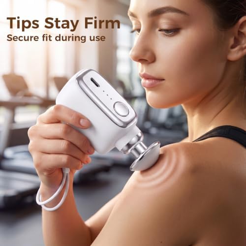 Mini Massage Gun, Pocket Percussion Massager with 3 Speeds - Image 6