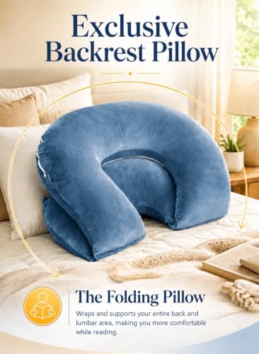 Reading Pillow, Back Pillow for Sitting in Bed and Couch, Gaming Pillow for Adults, Sit Up Support for Bed - Image 6