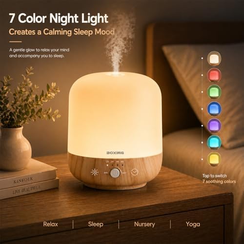 BOXING 300ML Aromatherapy Diffuser, Essential Oil Diffuser, 24H Runtime - Image 2