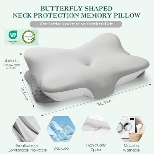 Ergonomic Memory Foam Cervical Pillow for Neck Pain Relief Support - Image 5
