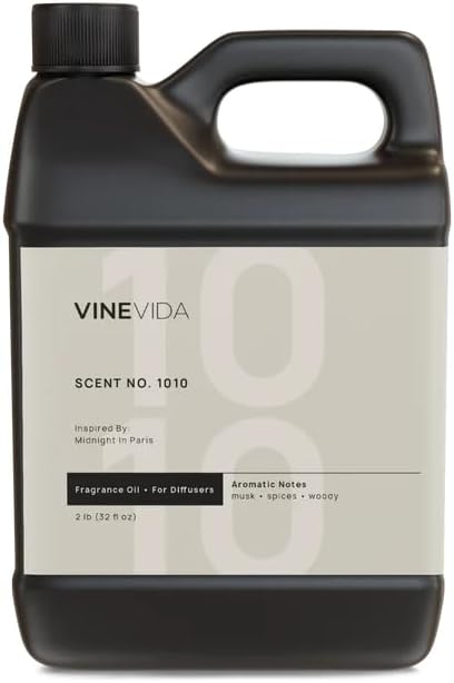 VINEVIDA (32oz) Hotel Fragrance Collection Diffuser Oil - Scents for Home - Cold Air Essential Oil - No.1010 Inspired by Hotel Costes by VINEVIDA