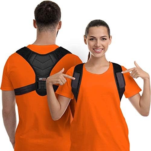 Posture Corrector for Men and Women, Bodywellness Fix Upper Back Brace for Clavicle Support, Adjustable Back Straightener and Providing Pain Relief from Neck, Back & Shoulder Under Clothes (Regular) by Unknown