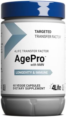 4Life Transfer Factor AgePro Healthy Aging Supplement with NMN, 60 Capsules by 4Life