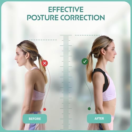 Posture Corrector for Women & Men - Fully Adjustable Back Brace Posture Corrector for Men & Women - Shoulder Brace - Back Straightener - Shoulder Support - Neck, Upper and Mid Spine Support - Image 2