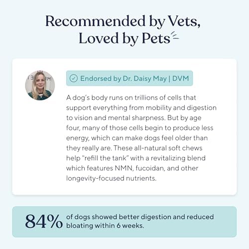 Pawfy NMN Longevity Chews for Dogs with Fucoidan & CoQ10-30 Chews - Image 7