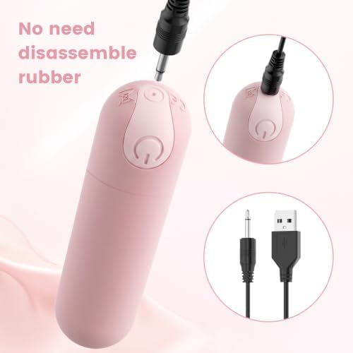 Kverg Mini Massager Waterproof Rechargeable 10 Vibration Pink - Image 2