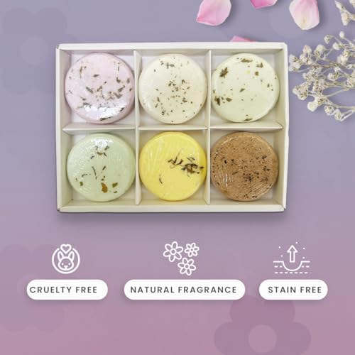 Shower Steamers Gift Set – 6 Aromatherapy Shower Bombs with Essential Oils – Relaxation & Stress Relief Spa Gift for Women & Men – Natural Self-Care Shower Fizzies – Home Spa Kit – De-Stress Scents - Image 6