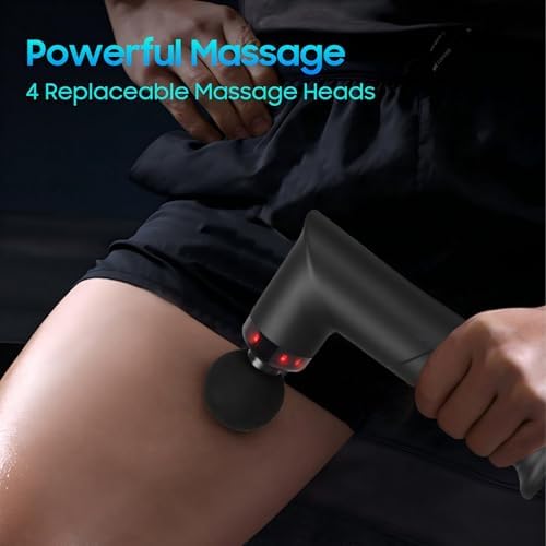 Massage Gun – Mini Massage Gun for Portable Deep Tissue Massage – Quiet Massage Guns for Muscle Relaxation, - Image 3