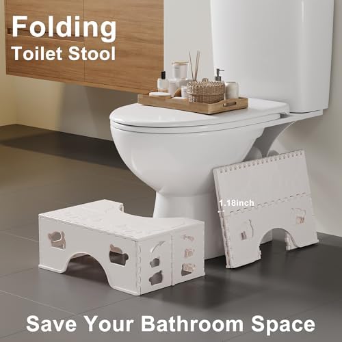 Foldable Squatting Potty for Travel, 7" Toilet Stool Squat Adult, Poop Step - Image 4
