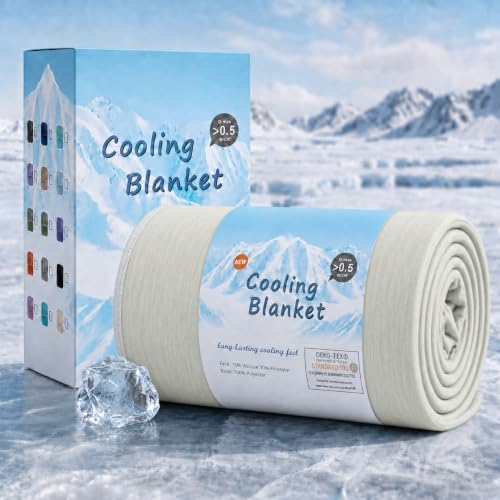 Topcee Cooling Blanket Queen Size 90"x90" for Hot Sleepers Summer Blanket by Topcee%E2%80%94ForYourGoodSleep