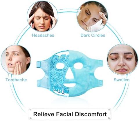 Cold Face Eye Masks Ice Face Mask Hot Cold Compress - Image 2