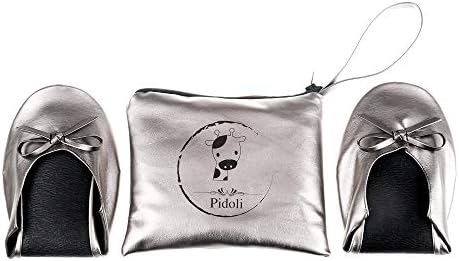 Ballet Flats Shoes -Women's Foldable Portable Travel Roll Up Shoes with Pouch - Image 3