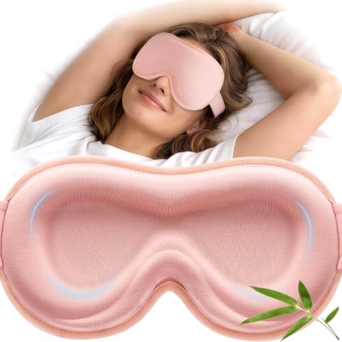 YFONG Sleep Mask Women Men for Lash Extension, Breathable Bamboo Viscose by YFONG