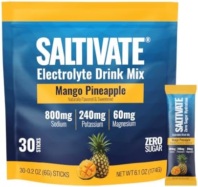 Electrolyte Packets, Mango Pineapple, 800mg Sodium, 30 Sticks - Image 2