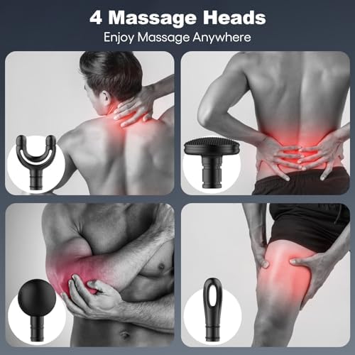 Fronnor Massage Gun Deep Tissue with Extended Handle Revolutionary U-Shaped Back Massager - Image 6