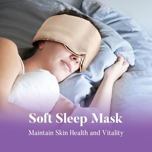 Sleep Mask, Eye Mask Weighted Light Blocking Eye Cover, Travel Mask - Image 2