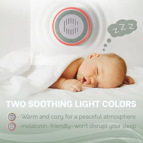 Wall Plug in White Noise Sound Machine for Office Privacy & Noise Canceling, White Noise Machine for Sleeping Adults & Baby, Therapy Noise Blocker with 20 Soothing Sounds & Nightlight by Calm Me. - Image 5