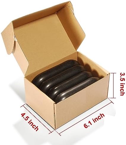 Master Massage 4-Piece XXL Super Extra Large Oval Basalt Hot Stone Set – 6” x 3.4” x 1.1” for Spa, Salon, and Professional Massage Therapy - Image 5