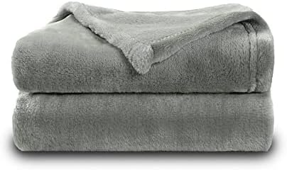 NANPIPER Baby Blankets, Super Soft Fleece Fuzzy Blanket for Toddler, Luxury Cozy Lightweight Microfiber Plush Blanket-Throw Size 30"x40",Grey by NANPIPER