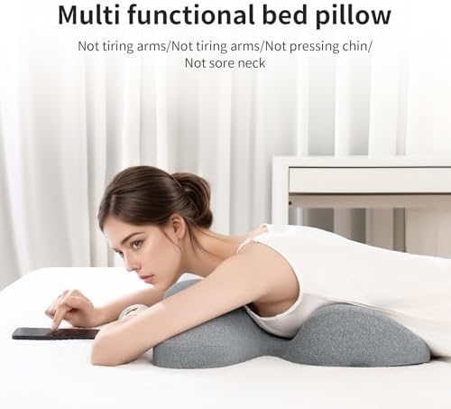Prone Massage Pillow, a Chest and face Support Sleep Pillow, is Suitable for Massage, SPA and Sleep. It Comes with a Removable and Washable Cover, a Non-Slip Bottom (Grey) - Image 4