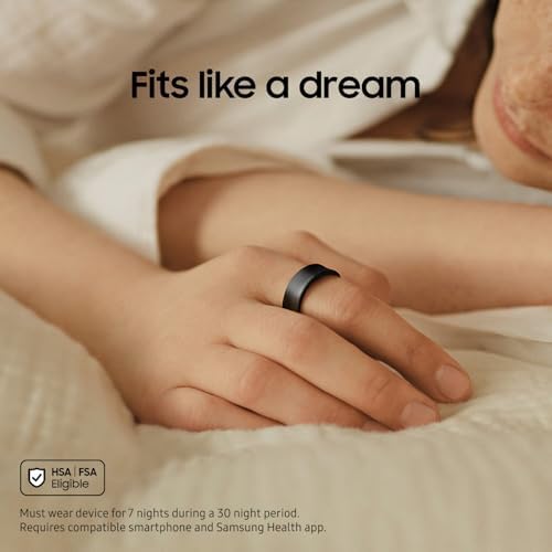 SAMSUNG Galaxy Ring, AI Smart Ring, Size First w/Sizing Kit, No App Subscription, Fitness Monitor, Sleep Tracker, Up to 7-Day Battery, Size 5, Titanium Silver [US Version, 1Yr Manufacturer Warranty] - Image 2