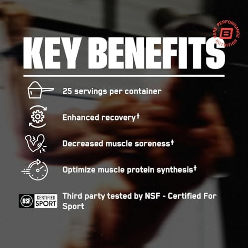 BARE PERFORMANCE NUTRITION, BPN Post, Post-Workout Enhanced Muscle Recovery Drink Mix - Essential Amino Acids with Amino9, CherryPURE Tart Cherry & Carnitine, 25 Servings, Fruit Punch - Image 4
